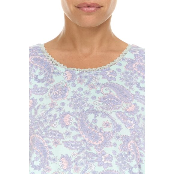 Flora Nikrooz 2-Piece Short Sleeve and Capri Pajama Set - Picture 5 of 8